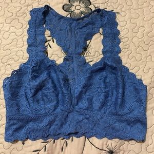 Blue bralet
